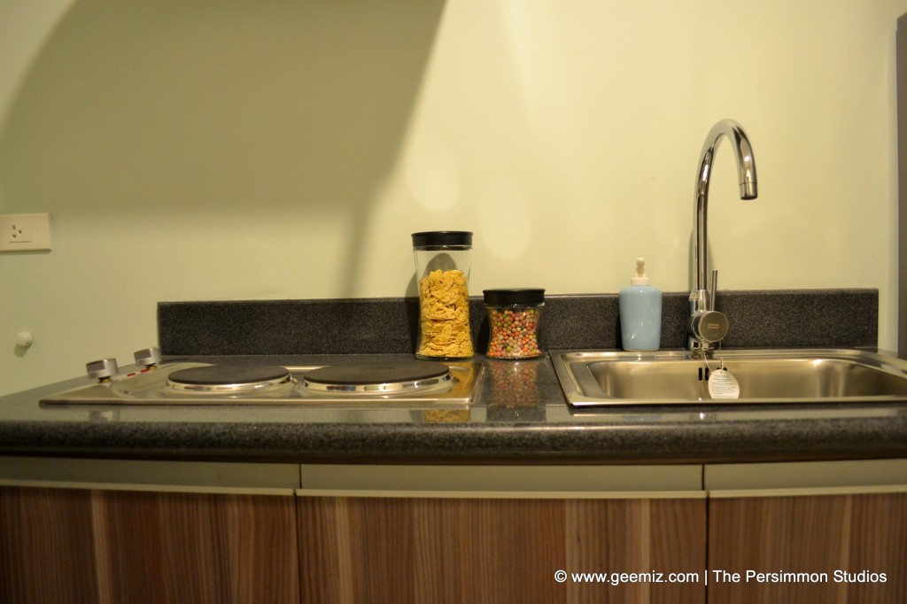 The Persimmons Studios kitchen