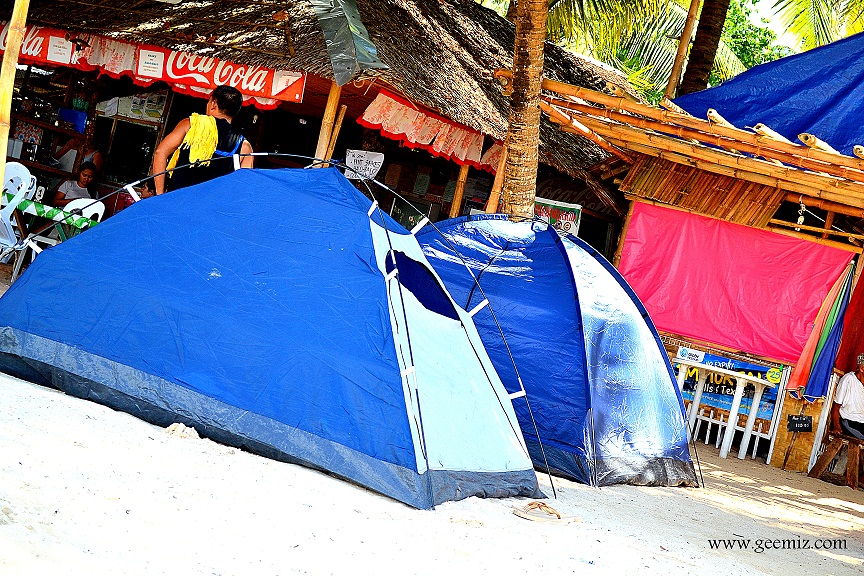 Tent for rent in Santiago White Beach