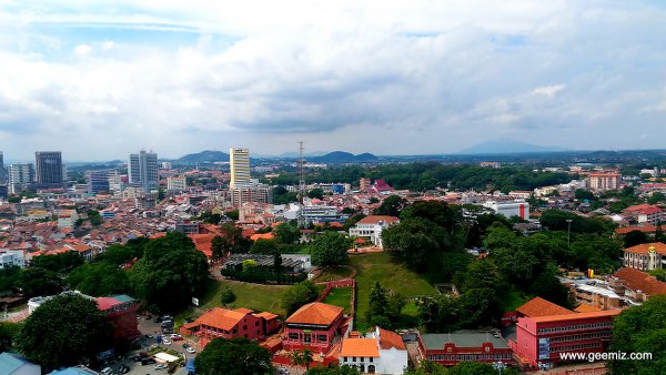 Melaka City Birds eye view