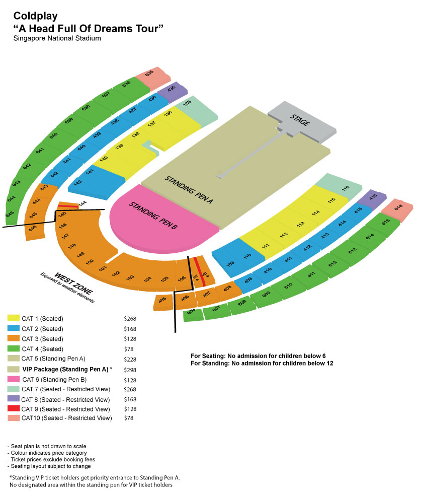 Coldplay Singapore 2017