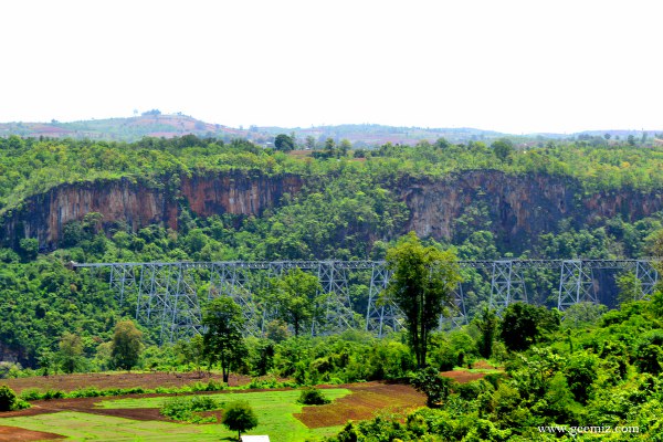 Gokteik Viaduct in Myanmar