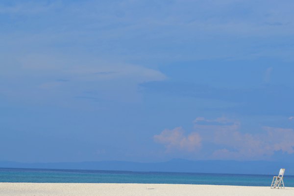 Powdery Kalanggaman island sand