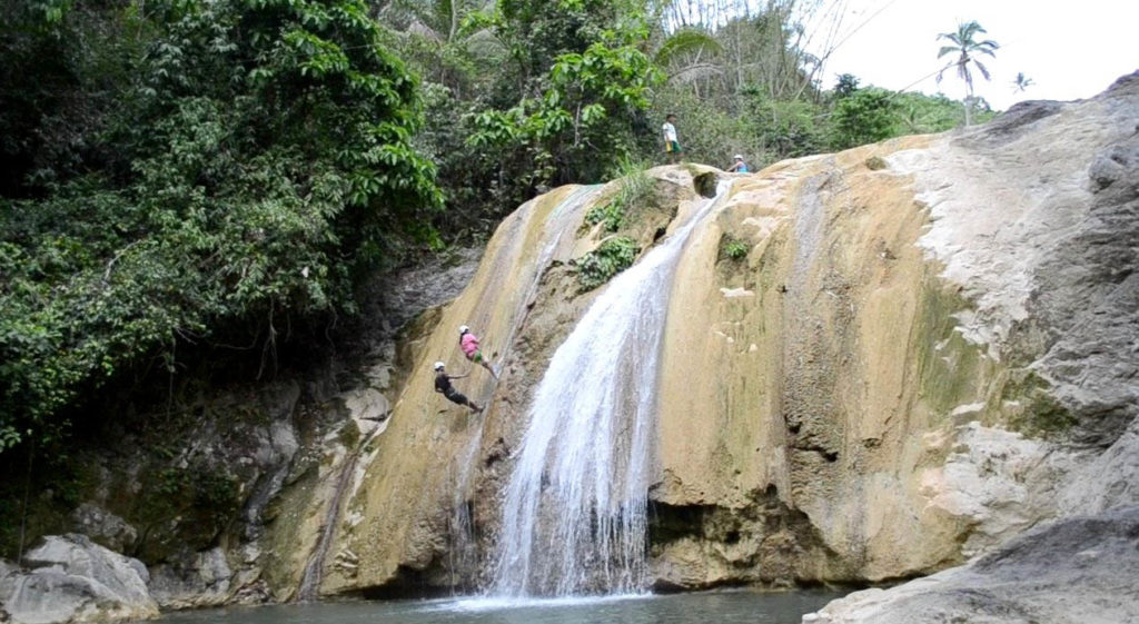 Cebu waterfalls rappel