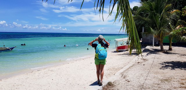 San Remigio White sand beach