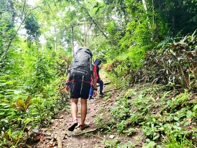 Established Mt. Palingkod trail in Jagna