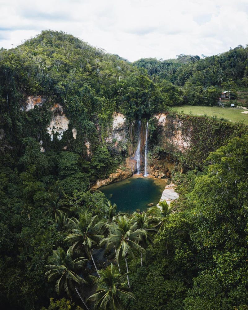 Camugao waterfalls in balilihan bohol