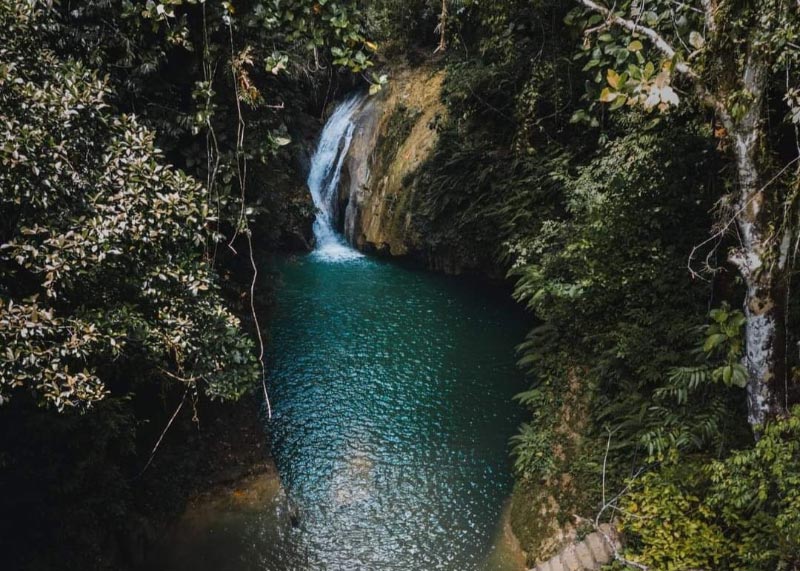 Kilba-kilab waterfalls in San-isidro Bohol