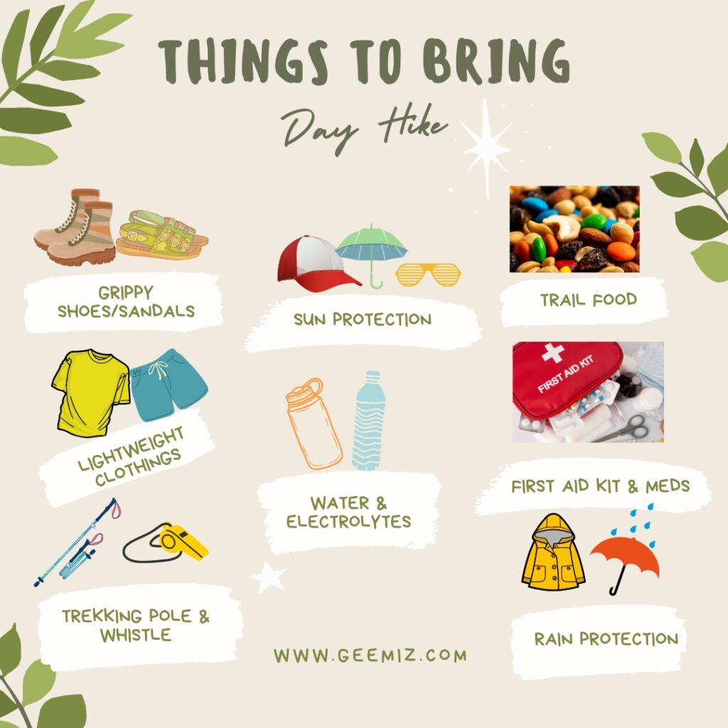 Things to Bring Cebu Day Hike