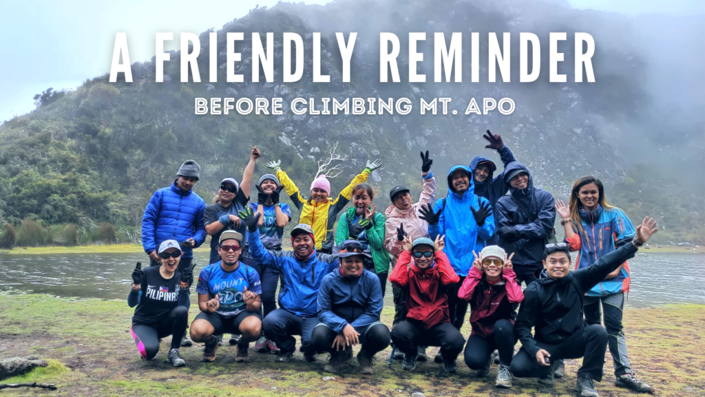 Friendly Tips before climbing mt apo